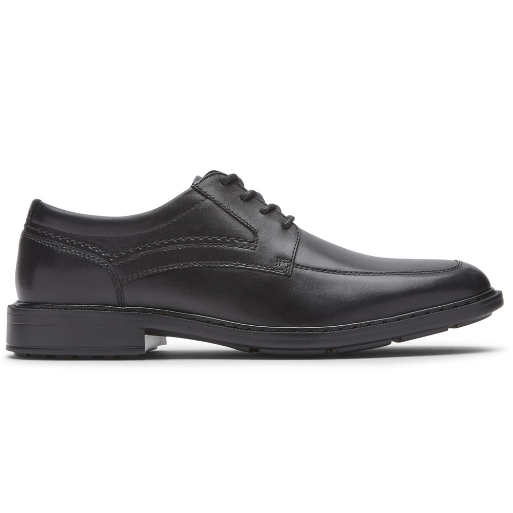 Rockport Mens Oxfords Black - Parsons Apron Toe - UK 821-EBSKCP